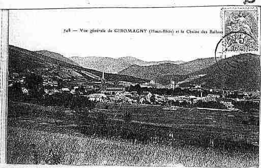 Ville de GIROMAGNY Carte postale ancienne